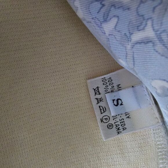 Hermes Margiela Winter Skiers & Holly Silk Wool Blend Polo Style Sweater Size S - Picture 7 of 12